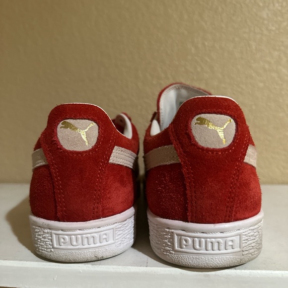 Men’s Red Puma tennis Shoes - Picture 7 of 9